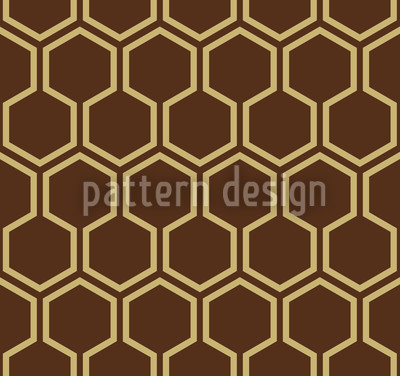 400x376 Caramel Honey Vector Pattern