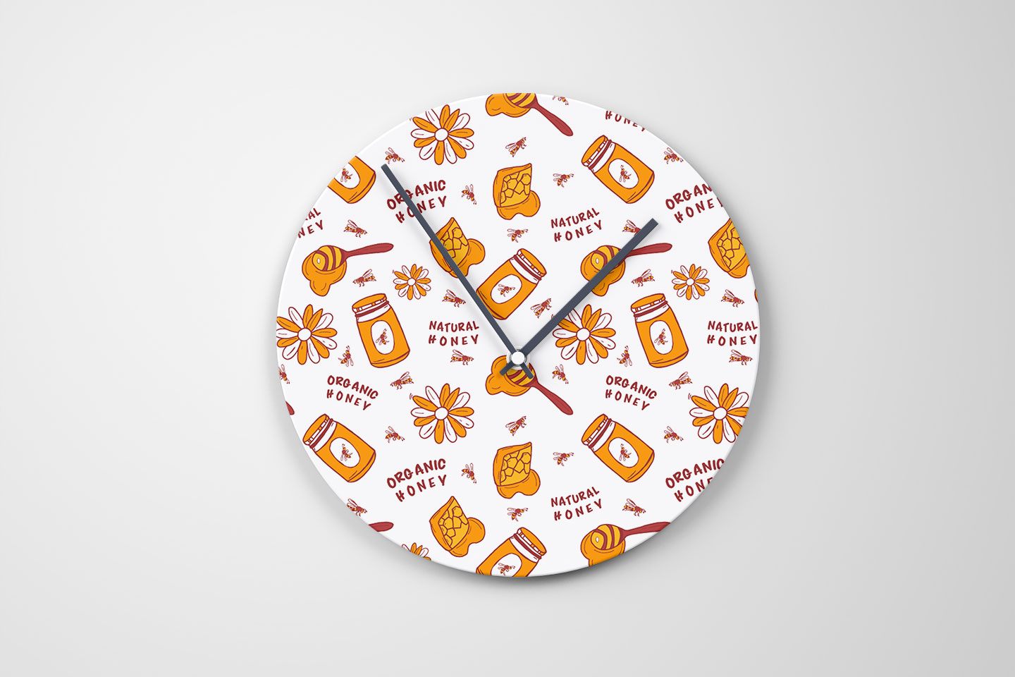 1440x960 Honey Vector Free Seamless Pattern