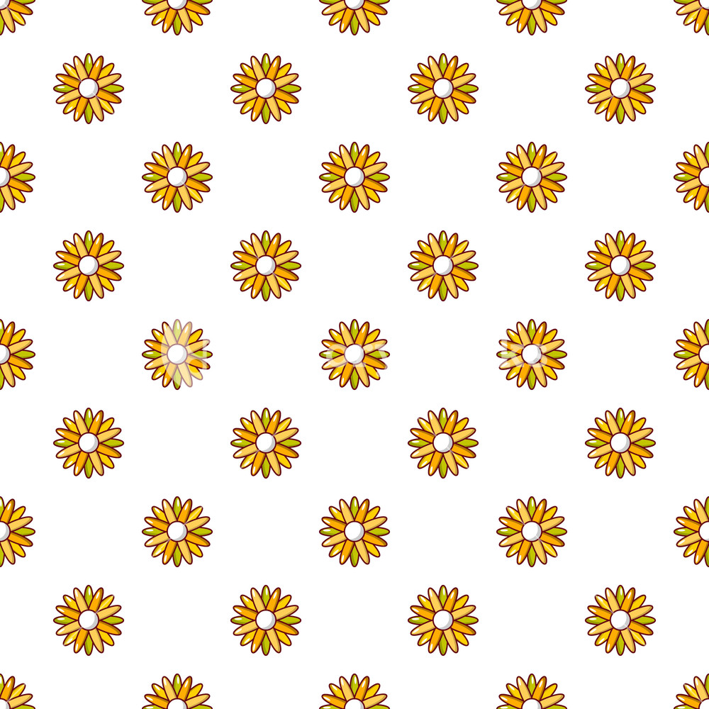 1000x1000 Honey Plant Pattern In Cartoon Style Seamless Pattern Vector