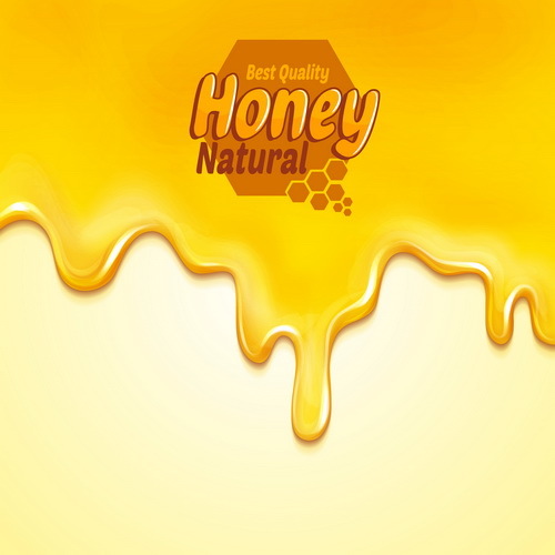 500x500 Nature Honey Vector Background Free Download