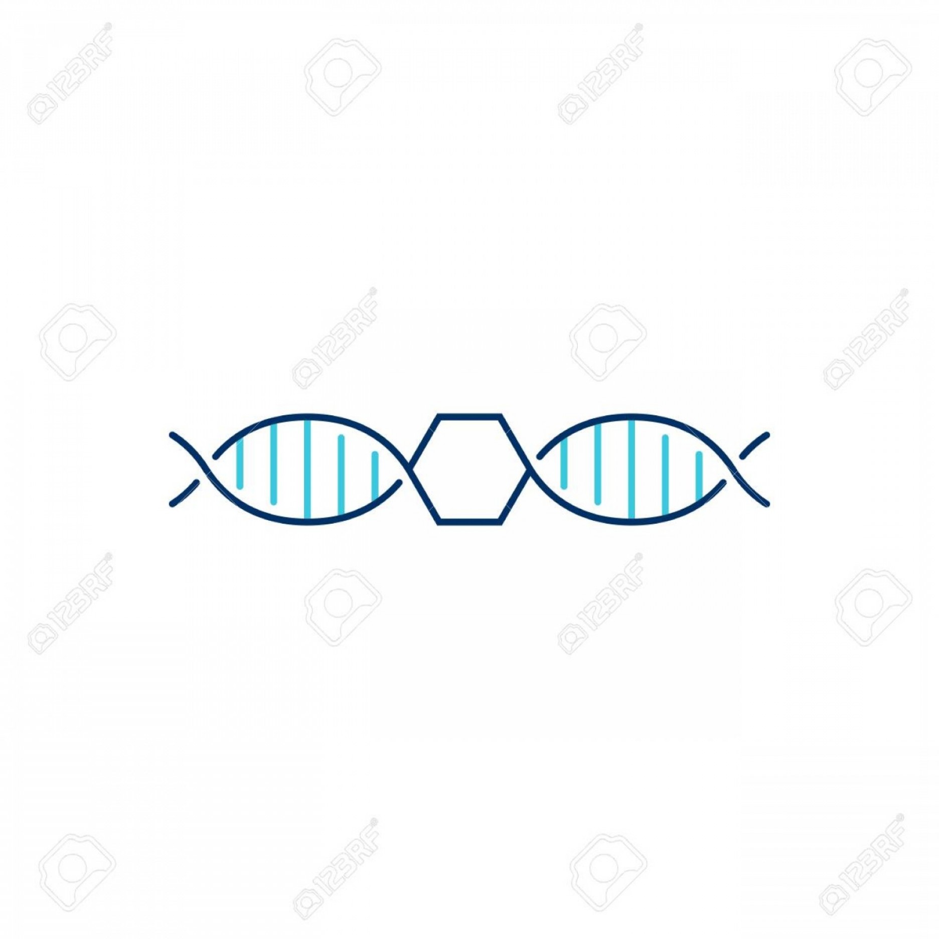 1872x1872 Photostock Vector Dna Honeycomb Helix Hexagon Logo Vector Icon