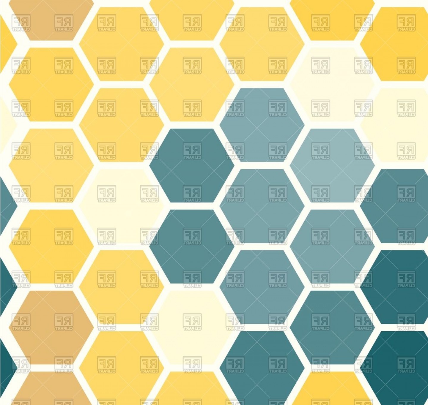 1440x1364 Abstract Colorful Background With Hexagons Honeycomb Vector