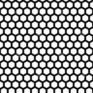 300x300 Honeycomb Line Background Vector Clipart Cqrecords