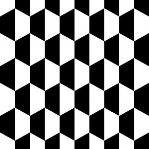 300x300 Black White Honeycomb Hexagon Seamless Background Vector Cqrecords