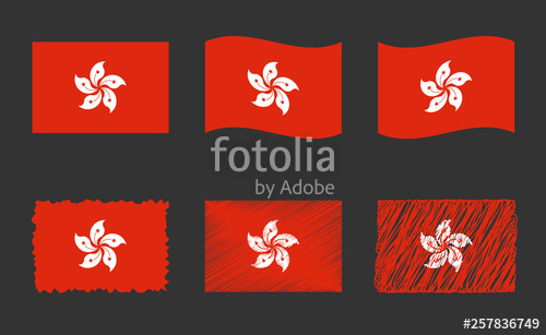 Hong Kong Flag Set, Official Colors And Proportion Of The Flag 500x307 Hong Kong Flag Set, Official Colors And Proportion Of The Flag