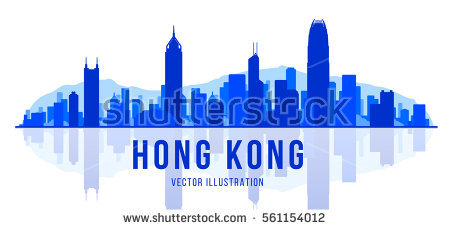 450x230 Collection Of 'hong Kong Skyline Silhouette' Download More Than