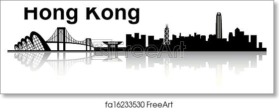 560x219 Free Art Print Of Hong Kong Skyline Hong Kong Skyline