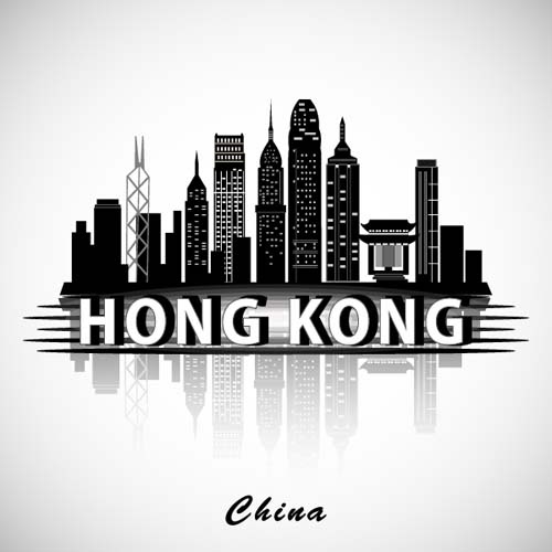 500x500 Hong Kong City Background Vector Free Vector In Encapsulated