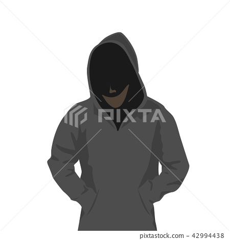 Man In The Hood Vector 450x468 Man In The Hood Vector