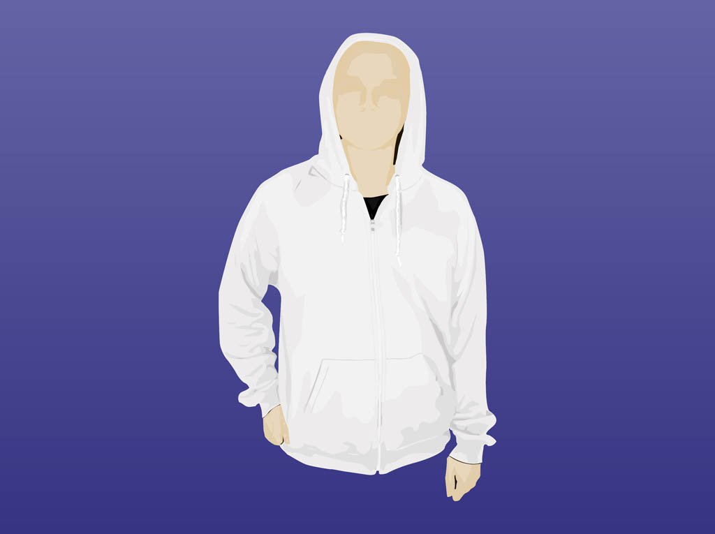 1024x765 Guy With Hoodie Vector Art Graphics