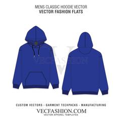 240x240 Mens Classic Hoodie Vector