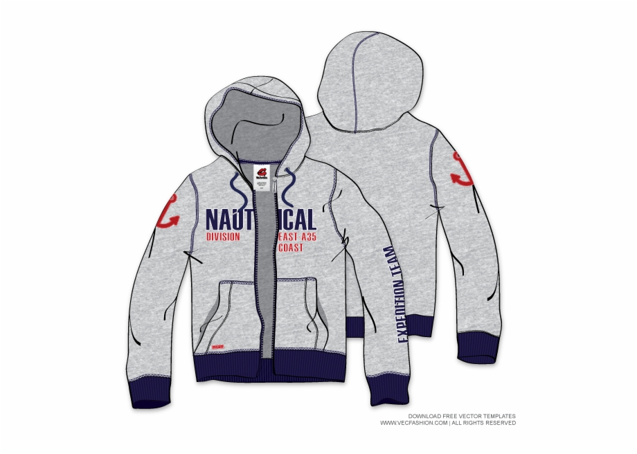 920x656 Mens Hoodie Vector Template