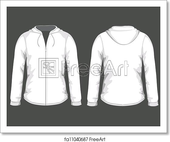 560x470 Free Art Print Of Vector White Hoodie Templates Vector