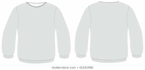 582x280 Hooded Sweatshirt Template White Hoodie Sweater Blank