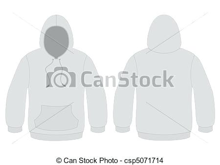 450x338 Grey Hoodie Template