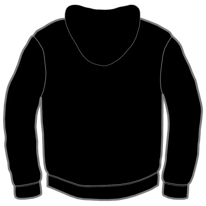 660x660 Hoodie Free Vector Template