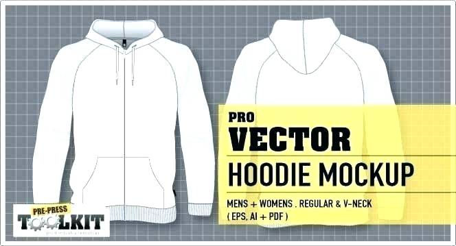 664x359 Hoodie Design Template Sweatshirt Illustrator Free Best Vector