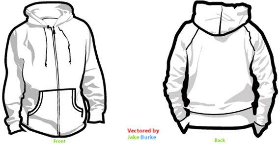 568x294 Hoodie Templates Free Vector Vector T Shirt Templates