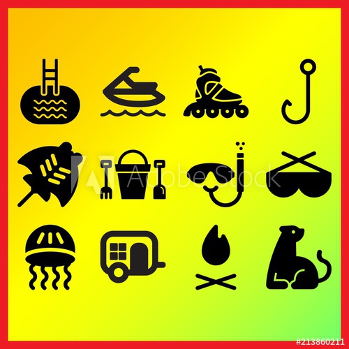 500x500 Swimming Pool With Ladder, Line Roller Skate And Hook Related