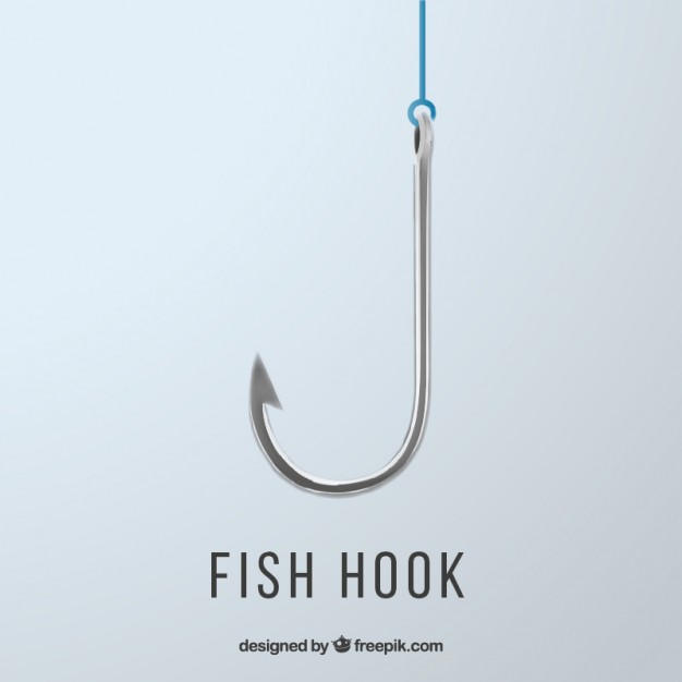 626x626 Fishing Hook Vector Free Download