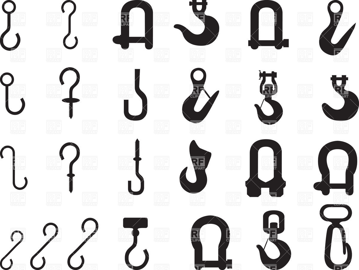 1200x901 Hook Silhouettes Vector Image Of Silhouettes, Outlines