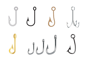 286x200 Fish Hook Free Vector Art