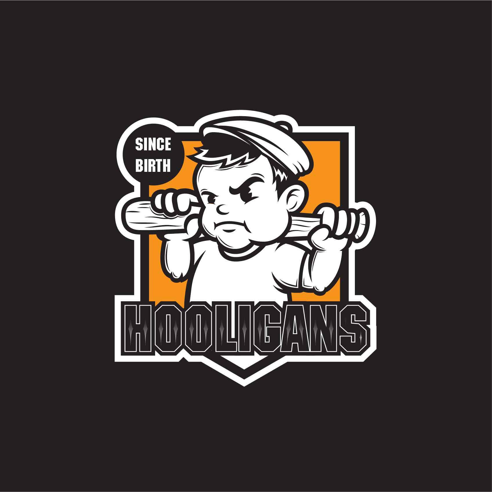 1697x1698 Hooligans Logo Designs Logos Design, Cartoon Logo, Logo Design