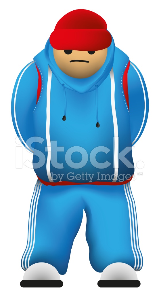 553x1024 Hooligan Vector Stock Vector