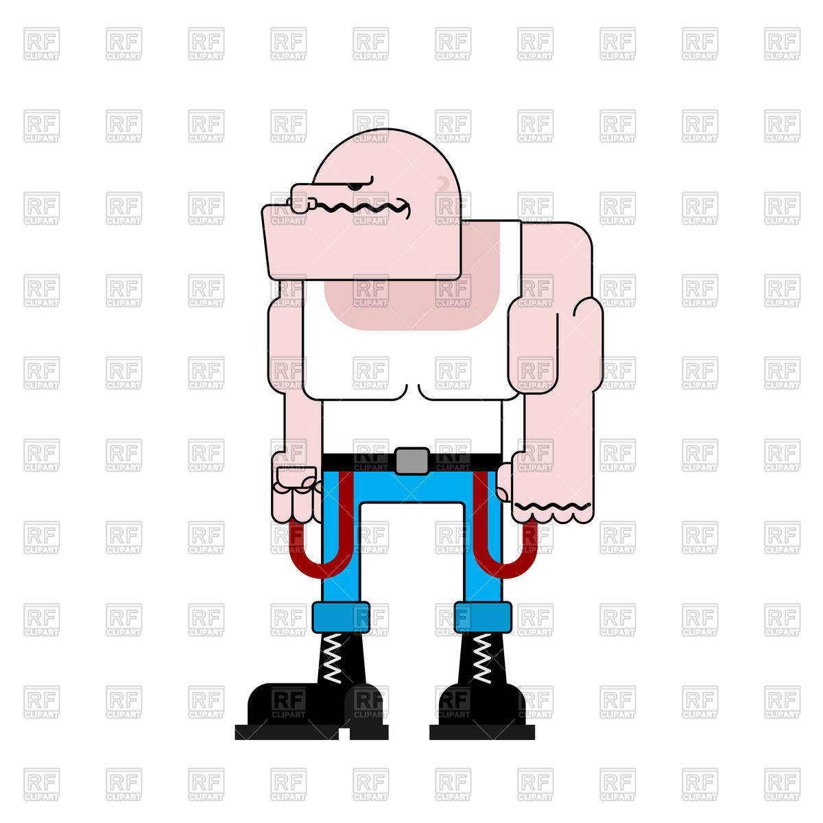 1200x1200 Skinhead Football Hooligan Vector Image Of People Maryvalery