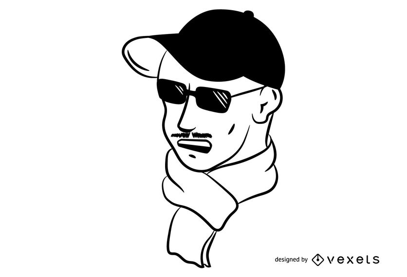 836x570 Football Hooligan Vector