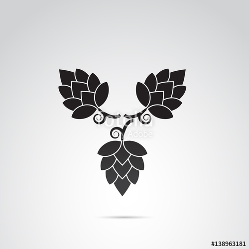 500x500 Hop Vector Icon Stock Image And Royalty Free Vector