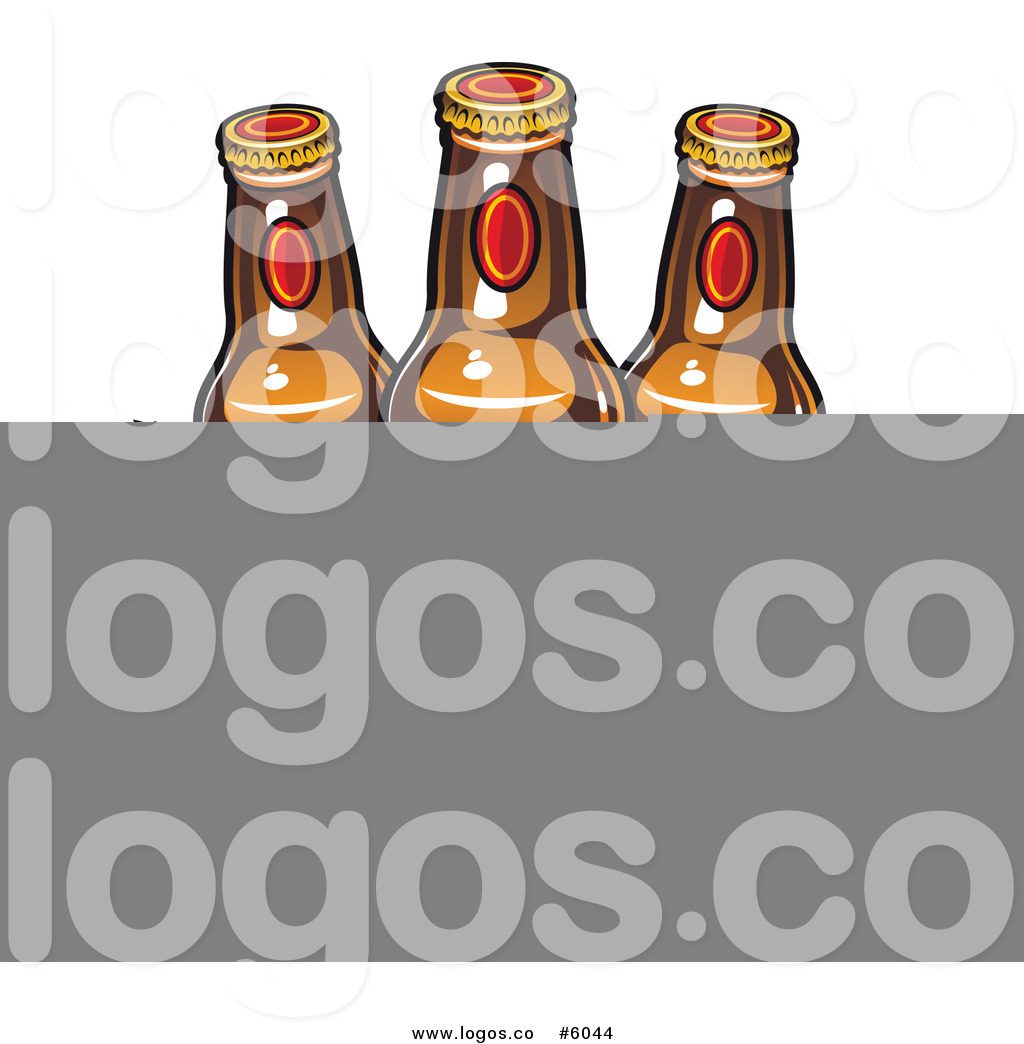 1024x1044 Royalty Free Vector Of A Logo Of Beer Bottles And Hops