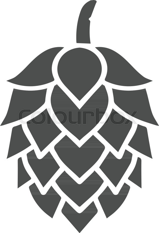 549x800 Hop Silhouette Vector Design Template Stock Vector Colourbox