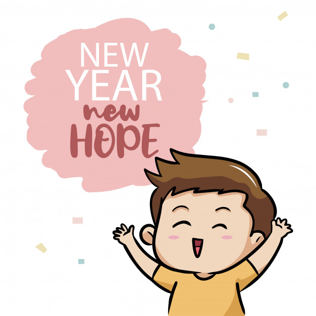 626x626 New Year New Hope Vector Premium Download