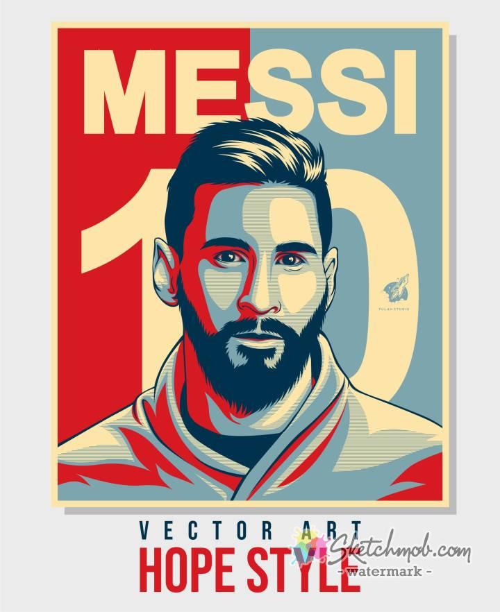 720x882 Custom Amazing Vector Art Hope Style Art Commission Sketchmob