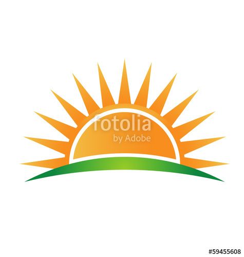 475x500 Download The Royalty Free Vector Vector Logo Sun Horizon