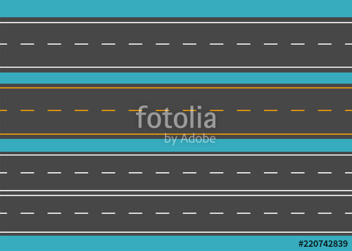 500x357 Horizontal Roads Street Vector Road Flat Asphalt Road Sign