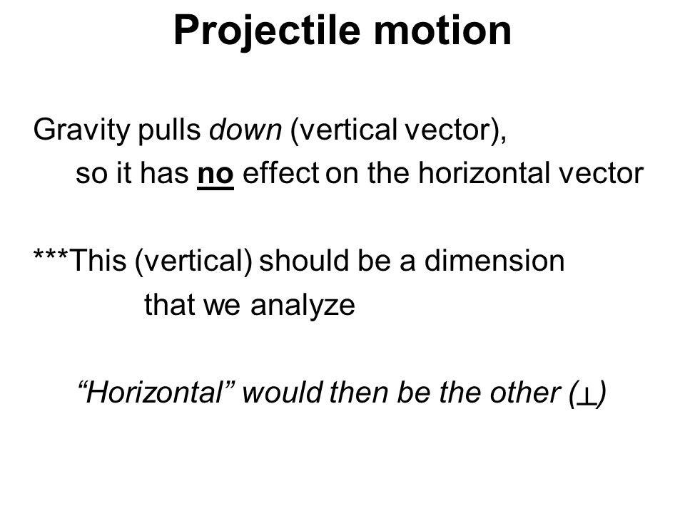 960x720 Projectile Motion Introduction Horizontal Launch