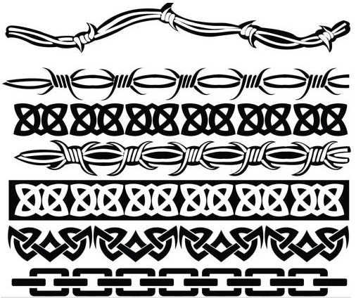 506x424 Design Horizontal Elements Vector Set Free Download