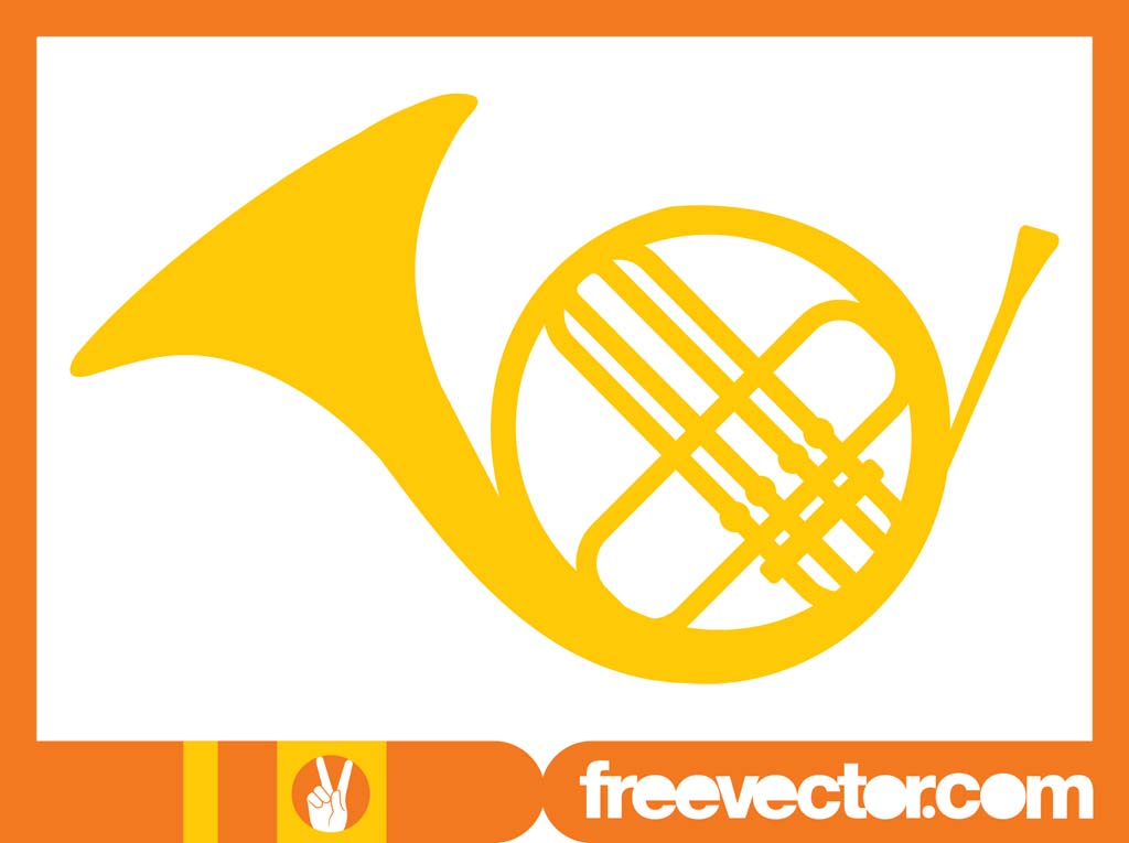 1024x765 French Horn Vector Vector Art Graphics