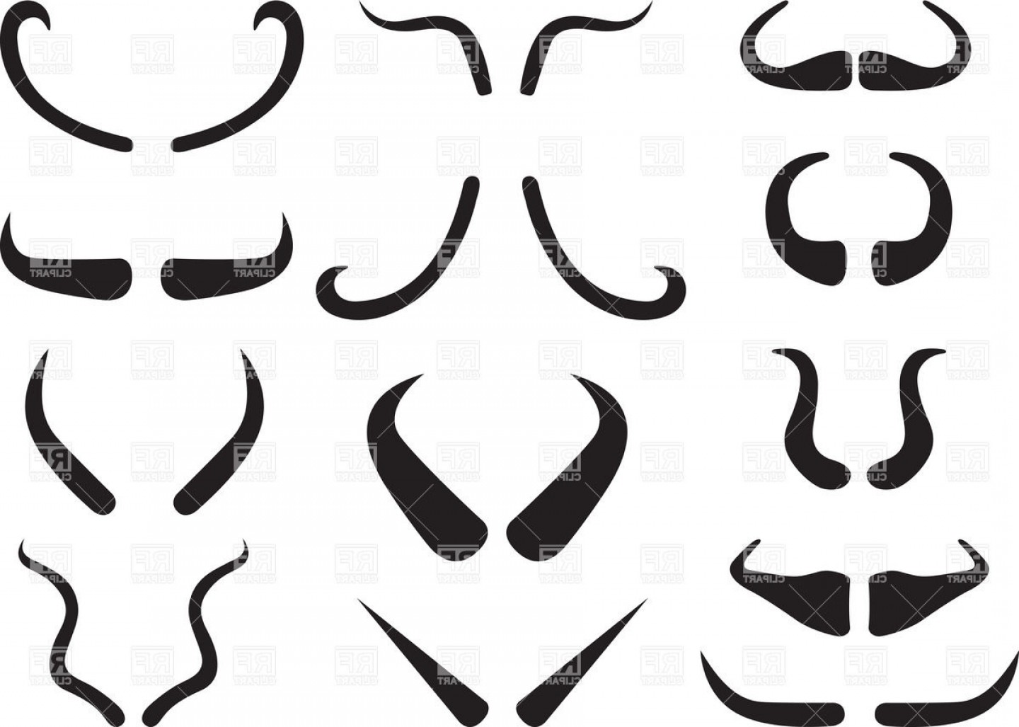 1440x1027 Collection Of Horns Vector Clipart Soidergi