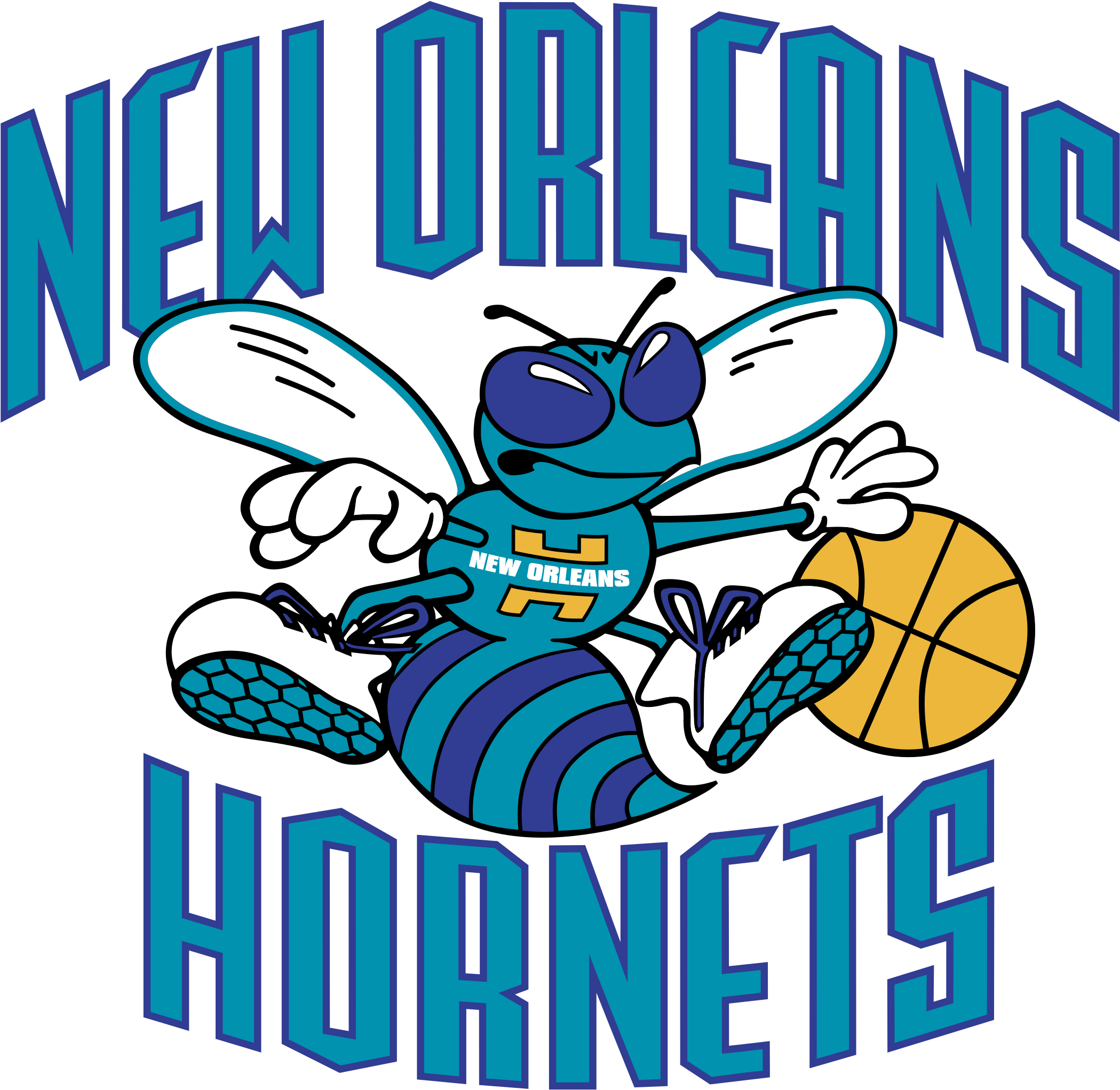 2099x2043 New Orleans Hornets Logo Png Transparent