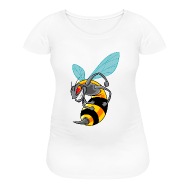 190x190 Bee Wasp Hornet Insect Wildlife Logo Vector Image Maternity T