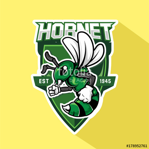 500x500 Hornet Mascot Stock Image And Royalty Free Vector