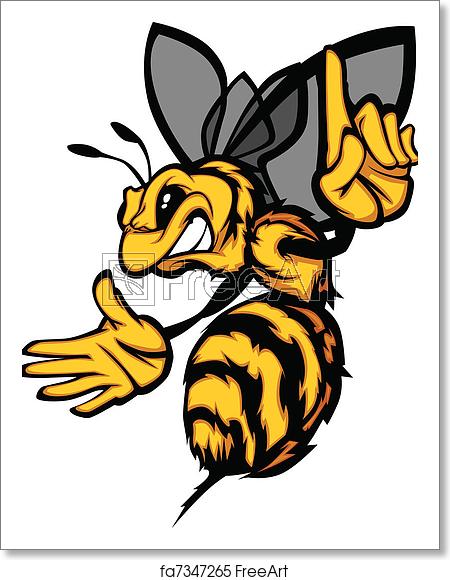 450x580 Free Art Print Of Hornet Bee Wasp Cartoon Vector Imag Cartoon