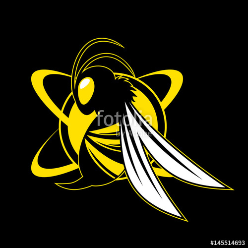 500x500 Yellow Hornet Vector Logo Stock Image And Royalty Free Vector