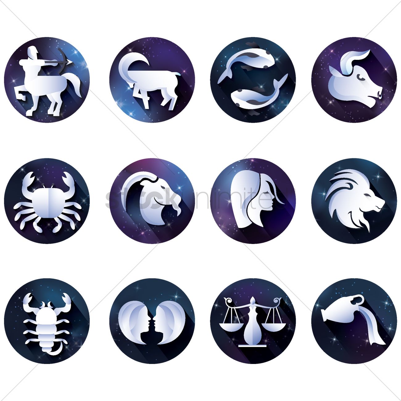 Horoscope Vector at Vectorified.com | Collection of Horoscope Vector ...