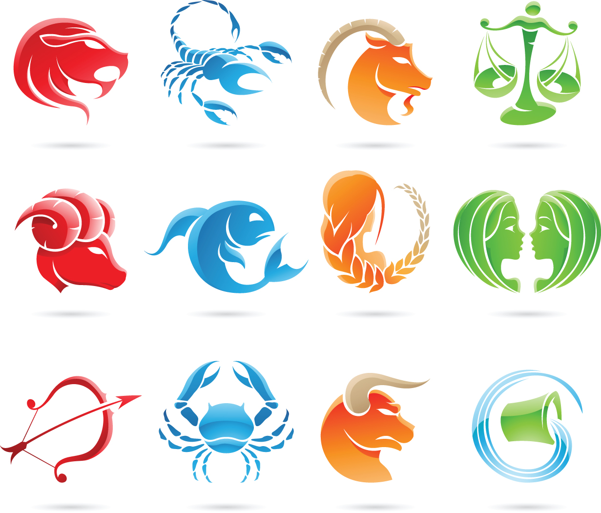 1231x1051 Creative Horoscope Design Vector Free Download