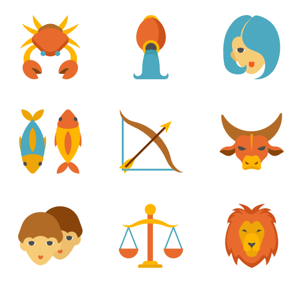 600x564 Horoscope Icons