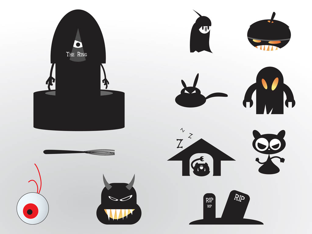 1024x768 Horror Vectors